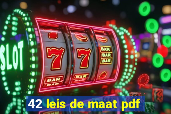 42 leis de maat pdf